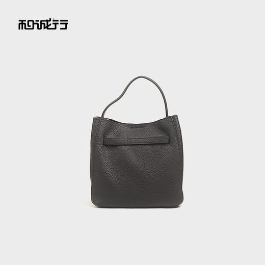 和诚行2025秋冬新款通勤小众荔枝纹高级感百搭单肩包4420185 商品图3