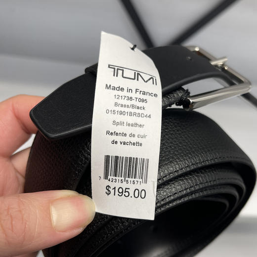 法国产 TUMI/途明 男士商务休闲针扣皮带腰带 商品图2