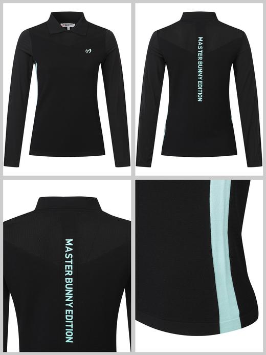 兔耳朵🐰家新款春夏女士针织防晒长袖上衣来了！🆕本季最新款短袖，大身高支弹力纤维不软榻，衣服形非常好，腰腹肉肉都能很好的隐藏，两种面料拼接细节精致，协调度高，既凉爽防晒又透气舒适，温柔又净！ 商品图2