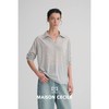 MAISON CECILE 三色|莱赛尔亚麻微透呼吸感简约优雅V领polo衫上衣 商品缩略图2