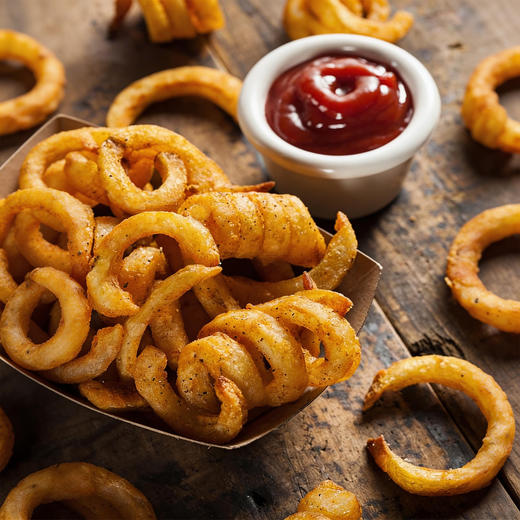 蓝威斯顿冷冻薯圈卷卷薯扭扭薯条西餐厅商用油炸小吃半成品J0010 商品图2