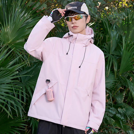 BINLE 多彩户外情侣款外套冲锋衣 防水防风 透气吸汗 柔软舒适 8色可选 商品图4