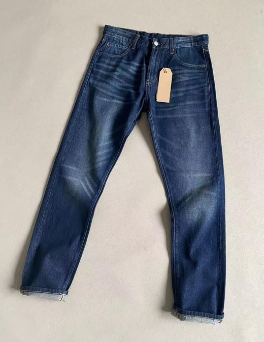 【cr1】男子基础款蓝色水洗牛仔长裤！！ 商品图1