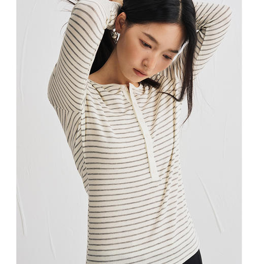 【被问麻了！两位数就能买到的羊毛打底衫】羊毛天丝醋酸完美结合 修身款式 拉伸腰线 商品图5