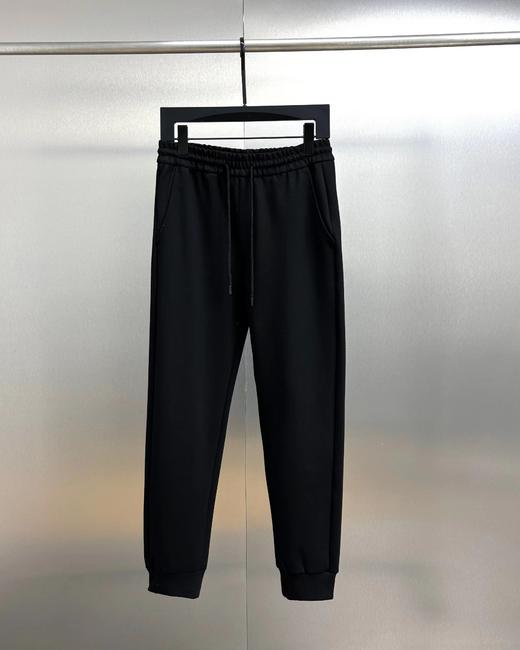 F0304128拼接口袋透气性强不易变形拉链松紧束脚卫裤长裤 商品图0