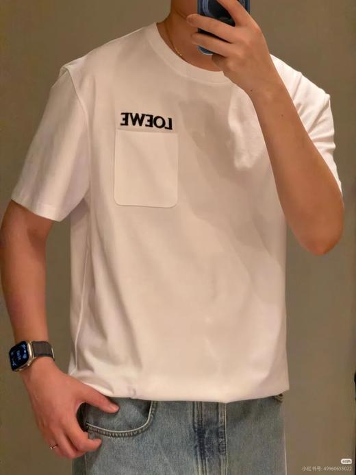 罗家新款小口袋LOGO短袖T恤 商品图1
