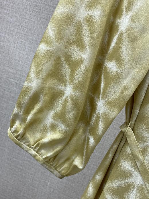 设计师蝴蝶缎面连衣裙 商品图10