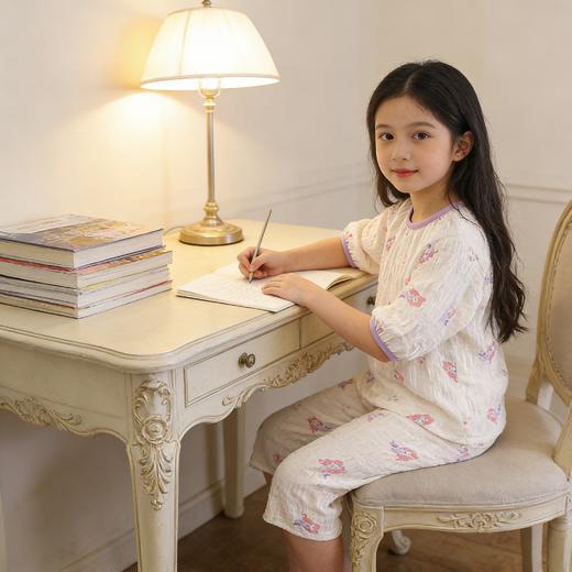 男女宝宝可爱家居服七分短袖短裤yc0323004 商品图6