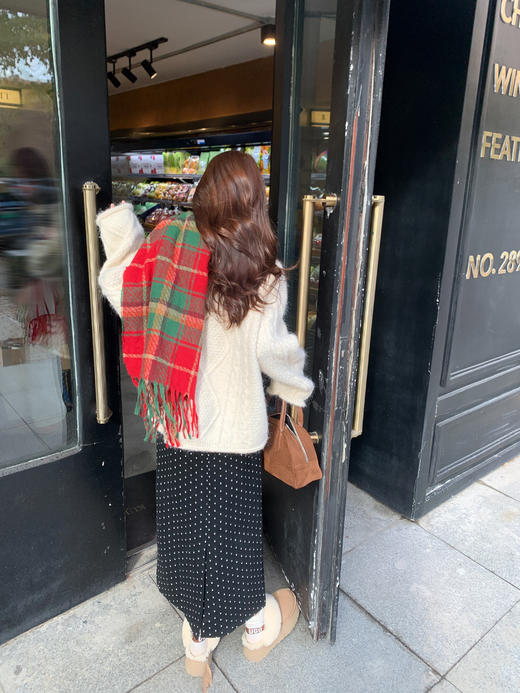 <曾小咸推荐>3.8现货秒杀 ！微信超特价！韩系波点半裙 日常169.99 立减80 秒杀89.99！！ 温柔感毛衣 秒杀99.99！！ 商品图12