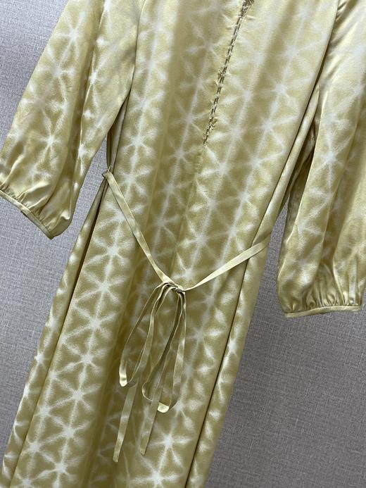 设计师蝴蝶缎面连衣裙 商品图5