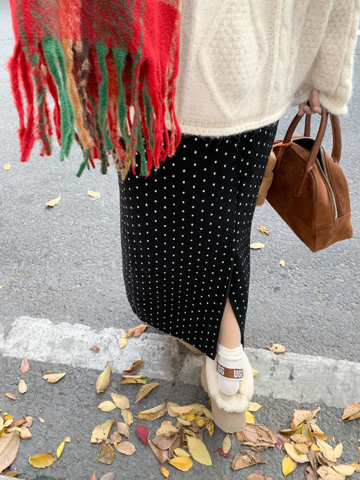 <曾小咸推荐>3.8现货秒杀 ！微信超特价！韩系波点半裙 日常169.99 立减80 秒杀89.99！！ 温柔感毛衣 秒杀99.99！！ 商品图11