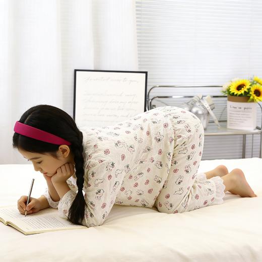 【女童睡衣39/套】儿童春秋夏长袖薄款家居服女孩宝宝时光棉韩版空调服套装聚 商品图2