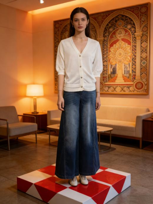 G2000女装SS26商场新款【可机洗】针织衫61276330 商品图1