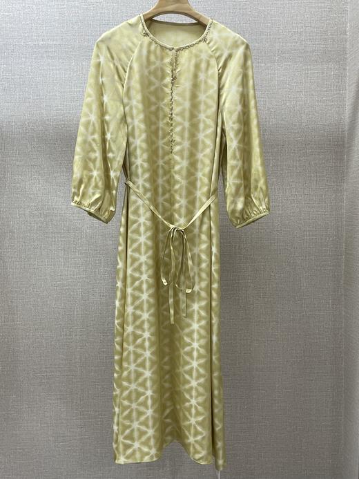 设计师蝴蝶缎面连衣裙 商品图9