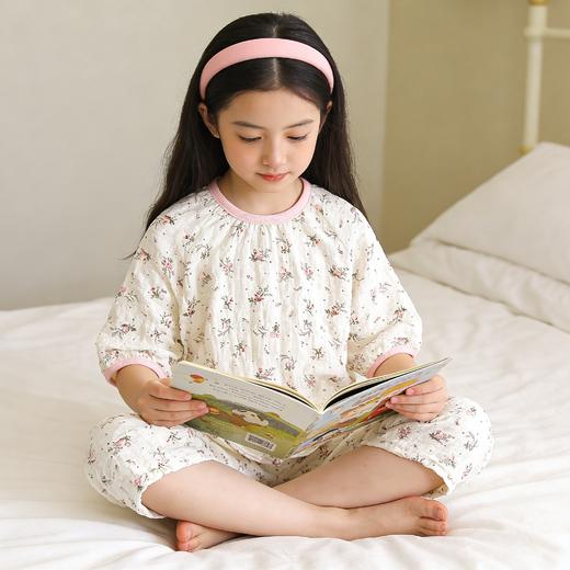 男女宝宝可爱家居服七分短袖短裤yc0323004 商品图2