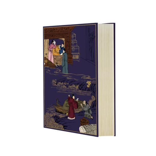【限量珍藏毛边版】亚东版《儒林外史》，紫色荷兰进口漆布，上书口鎏金+侧书口及下书口毛边 商品图3