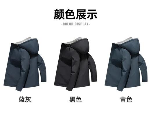 罗蒙两面可穿夹克 | 商务休闲自由切换，正反两面穿+连帽可拆卸，一件衣服4种穿法 商品图8