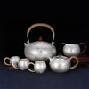 子佩集S999银【常相绕】锤纹提梁壶小茶壶公道杯摆件茶杯摆件茶具套装【AHYQ051】【YMT013】【YMT014】【YMT015】2311 商品缩略图0