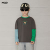 【MQD】童装男女大童26春季新款儿童学院风卡通印花潮酷拼接长袖T恤 商品缩略图1