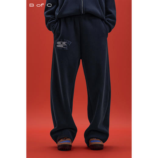 CryingCenter联名bofc 加绒毛毡SoulBody做旧复古卫裤 商品图2