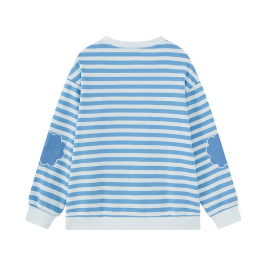 【MQD】童装女大童26春季新款儿童学院风甜美可爱条纹时尚百搭长袖T恤 商品图3