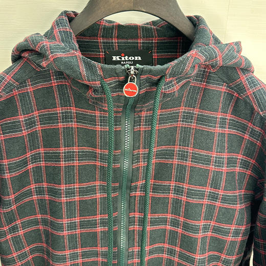 KITON 男士连帽外套 格子 UMC010H0907403000 商品图2