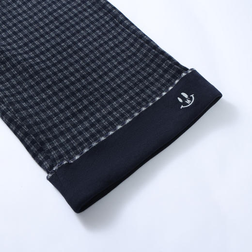 【MQD】童装女大童格纹加绒裤年冬季休闲裤新款儿童暖绒保暖阔腿裤 商品图3