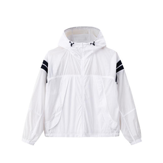 安踏梭织运动外套女2026夏季新款宽松防紫外线运动上衣162628603 商品图1