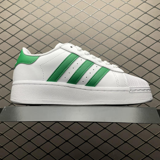 春季特惠💰360 AD 阿迪 Superstar XLG 金标 贝壳头厚底款低帮休闲板鞋 商品图2