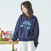棵初2025年秋季新款亲子中大女童圆领卫衣宽松长袖蝴蝶结印花上衣 商品缩略图2