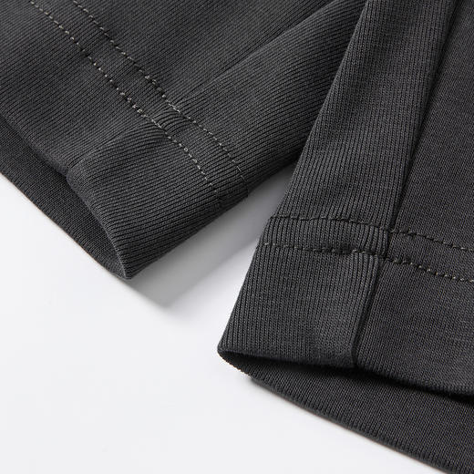 MODE COMMUTER | MC32支索罗那高弹螺纹简约阔腿型针织短裤 商品图4