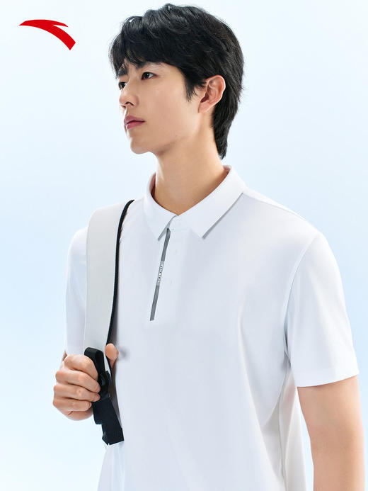 安踏型动POLO | 商务翻领短袖男夏季冰丝翻领运动上衣152627123 商品图2