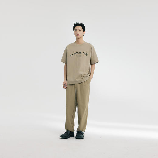 MODE COMMUTER | MC匹马棉柔软耐磨印花微阔圆领短袖T恤 商品图2