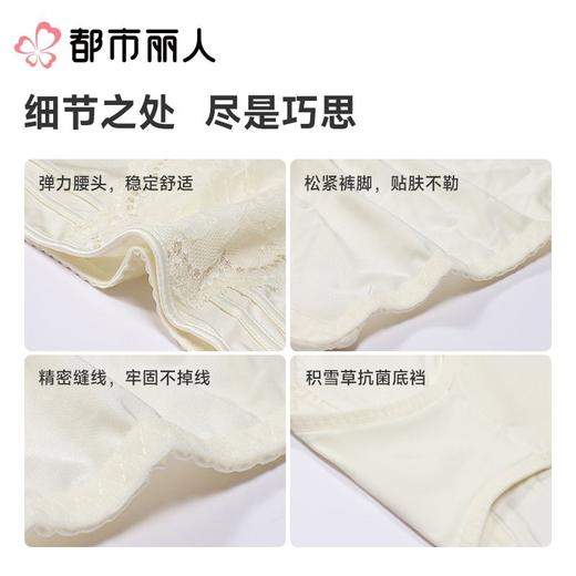 都市丽人内裤女士内裤双拉内裤塑身中腰平角内裤美体纤塑内裤LPC9C9 商品图3