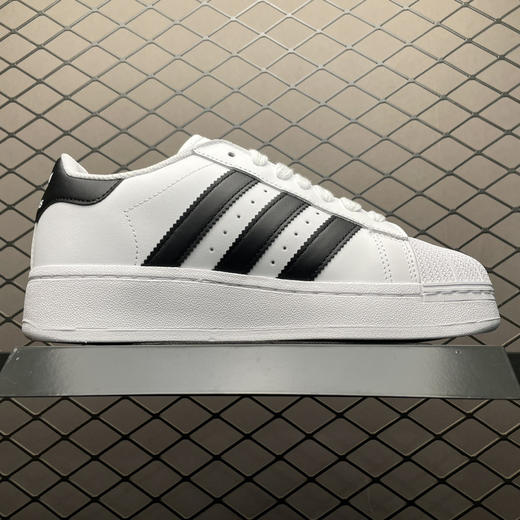 春季特惠💰360 AD 阿迪 Superstar XLG 金标 贝壳头厚底款低帮休闲板鞋 商品图2