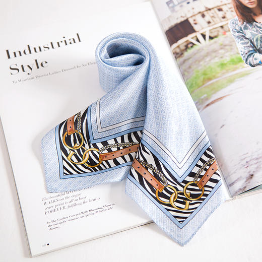 真丝印花小方巾 HA4700 商品图5