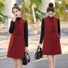 新中式套装女装春秋2026年新款小个子国风盘扣背心裙打底衫两件套DMGY2663 商品缩略图2