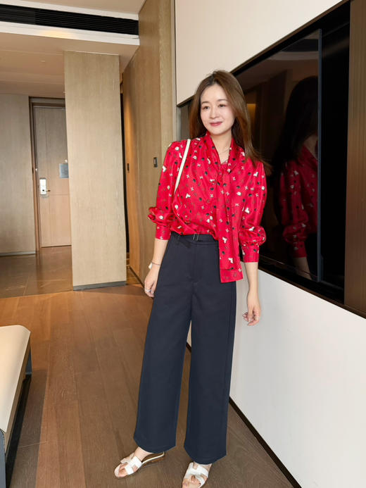 2603114   “经典至上”九分梧桐裤 棉西裤 商品图7