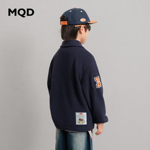 【MQD】童装男大童26春季新款儿童学院风街潮摇粒绒防风保暖休闲外套 商品图1
