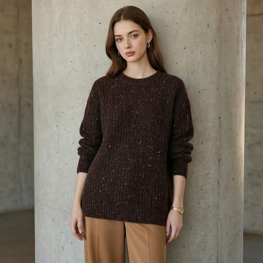 PALUOPO/PL圆领女衫ET255212R/约重300g帕罗 商品图4