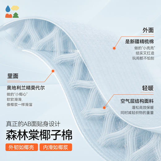 [屁侠推荐]圆领运动卫衣 森林棠26春 椰子棉轻盈软滑插肩袖儿童卫衣20361173 商品图3