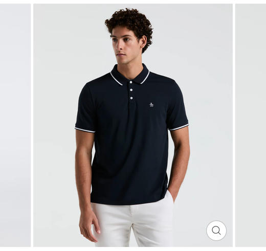 小起鹅 元单 丝光撞色翻领短袖POLO衫  TX588 商品图0