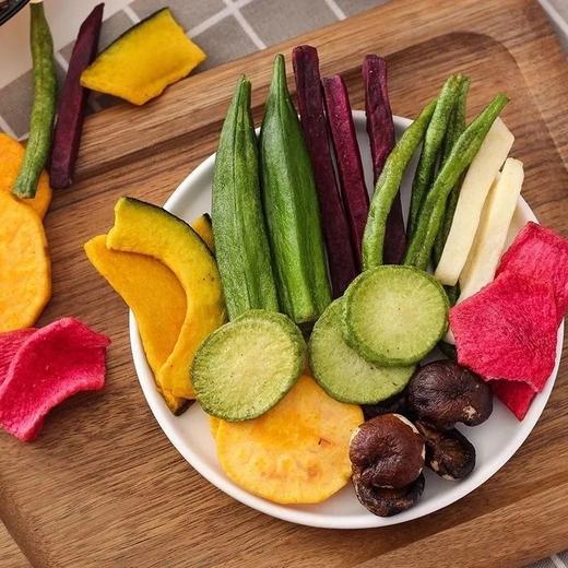 【咔哧咔哧，综合什锦果蔬脆片】新鲜蔬果，保留本味和色彩，不油腻更健康非膨化不怕胖，散装脱水蔬菜干网红零食水果干混合果蔬干QQ 商品图3