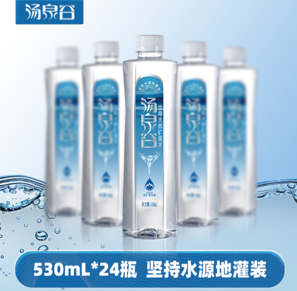 汤泉谷矿泉水530ml*24瓶/箱