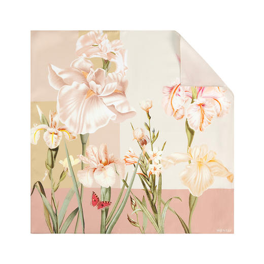 万事利双面印花小方巾-秋语丝月 商品图4