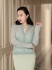 【3.6上新】早春青芜🌸薄荷绿印花100%绵羊毛开衫 商品缩略图3