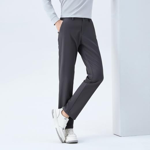 【暖氧吧】柒牌男装2026春季新品复合绒保暖中青年休闲梭织长裤男 129H73180 商品图1