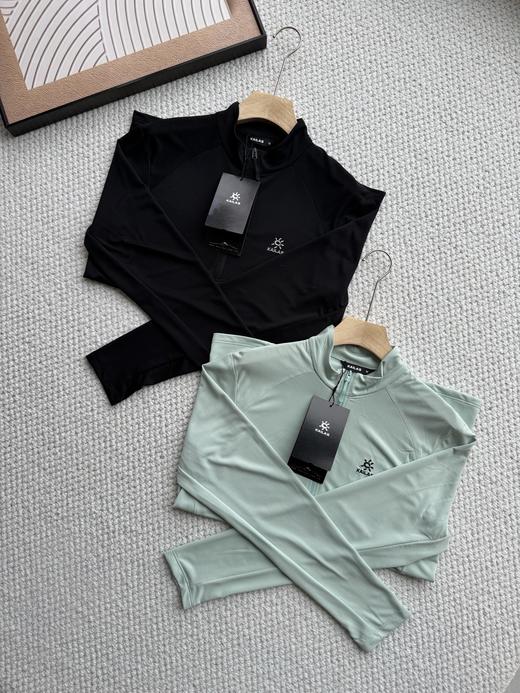 点此购买 凯乐石春季男士半拉链速干透气吸湿排汗功能长袖T恤 lhy 341269 商品图8