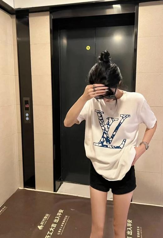 驴家25ss滑雪系列裂纹提花针织短袖（DY） 商品图1