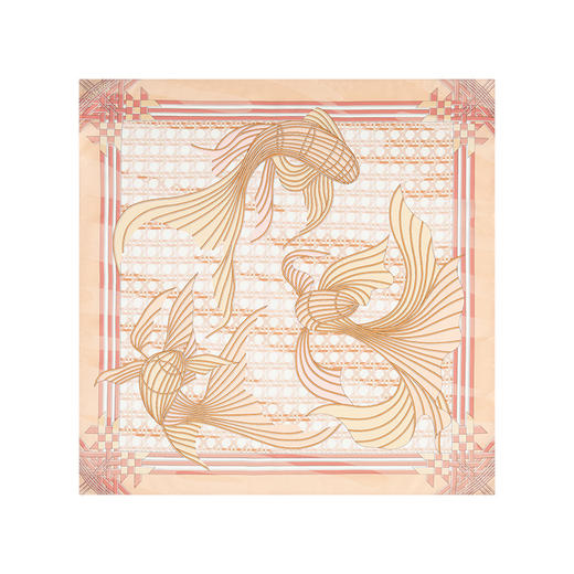 万事利双面印花中方巾-锦程 商品图3